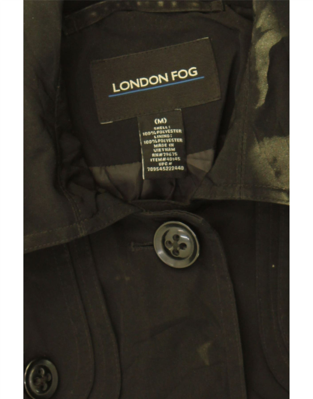 LONDON FOG Womens Trench Coat UK 14 Medium Khaki Polyester Vintage London Fog and Second-Hand London Fog from Messina Hembry 