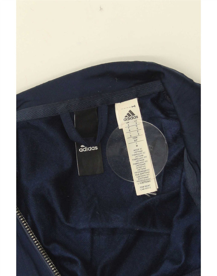 Jachetă de trening pentru bărbați Adidas, albastru mic, poliester color bloc