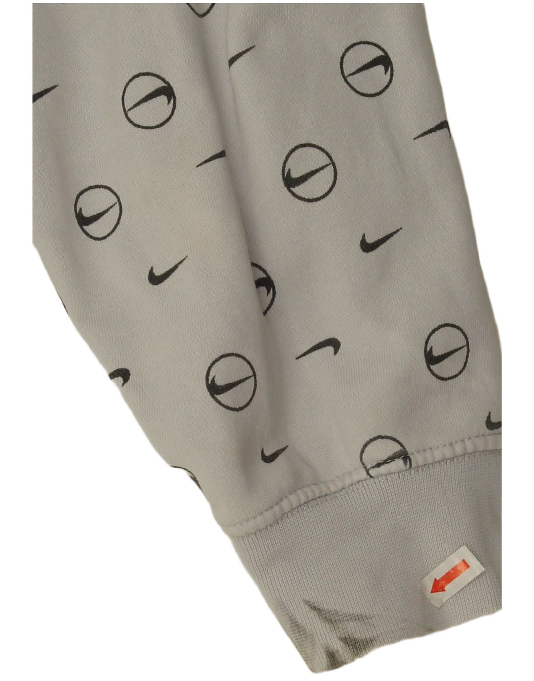 Pulover pentru femei Nike Oversized Crop Graphic Pulover UK 10 Mic Gri