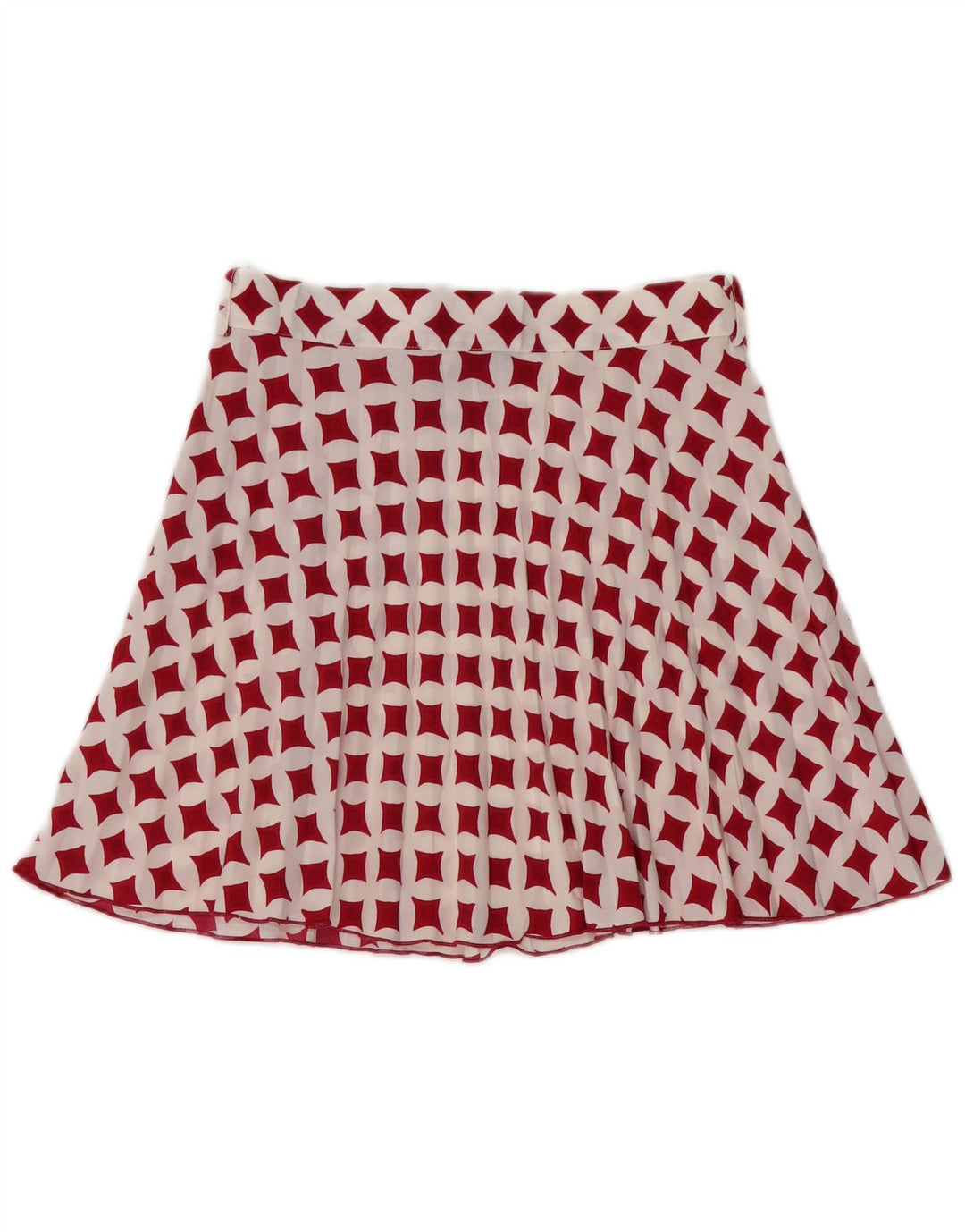 Fusta Mini Femei Zara Mediu W28 Alb Geometric