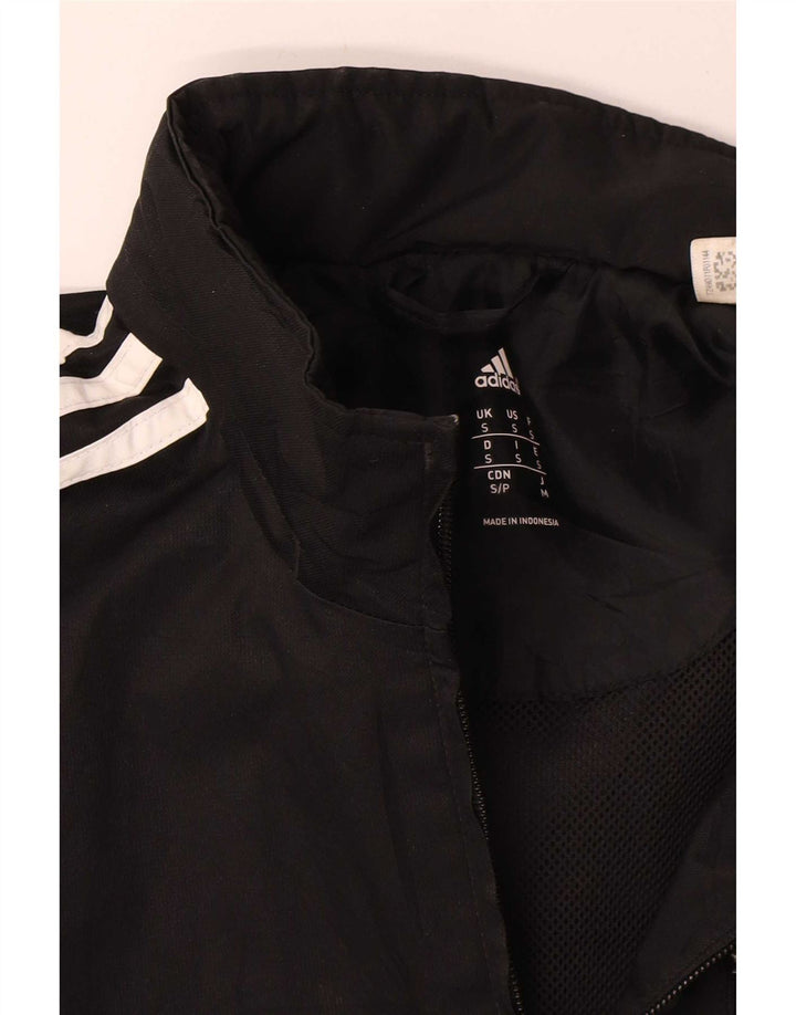 Jachetă de ploaie pentru bărbați Adidas UK 36, negru, poliester color block