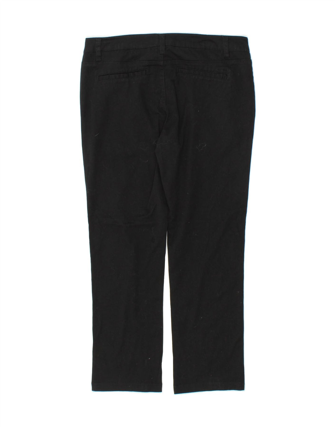 VOLCOM Womens Slim Chino Trousers US 7 Medium W32 L26 Black Cotton Vintage Volcom and Second-Hand Volcom from Messina Hembry 