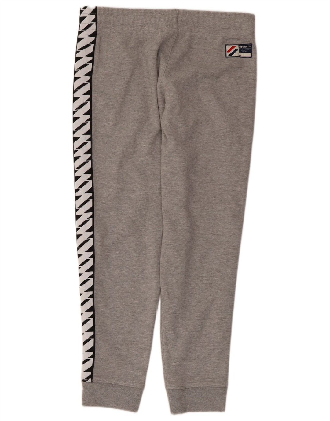 Pantaloni de trening grafic pentru bărbați Superdry Pantaloni de jogging Gri mediu Colorblock