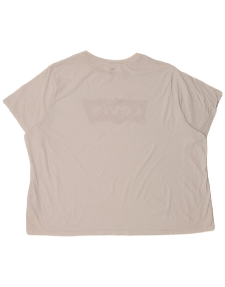 Tricou grafic pentru bărbați Levi's Top 4XL Bumbac alb
