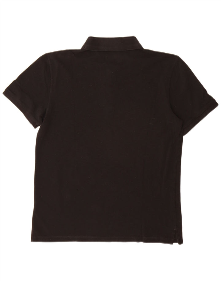 Tricou polo pentru bărbați Hugo Boss, bumbac mediu negru