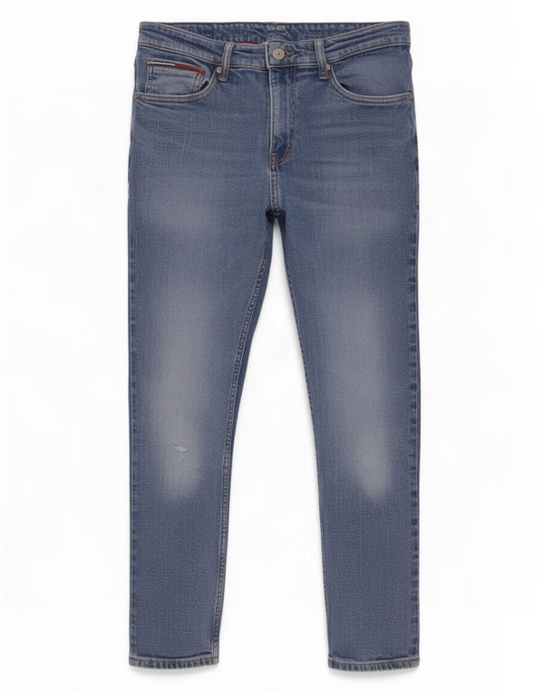 Tommy Hilfiger Womens Slim Jeans W31 L28 Blue Cotton