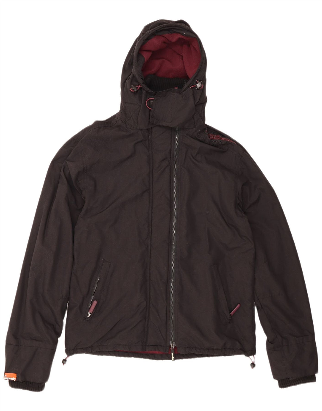 Jachetă Windbreaker pentru bărbați Superdry The Windcheater UK 42 XL Nylon negru