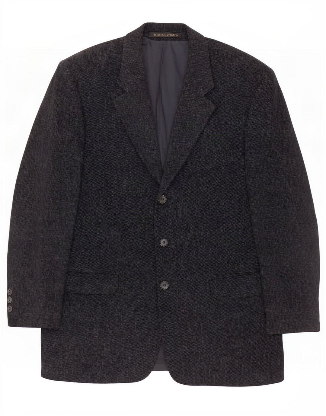 Marks & Spencer pentru bărbați St. Michael Blazer Jacket UK 42 Large Black Flecked