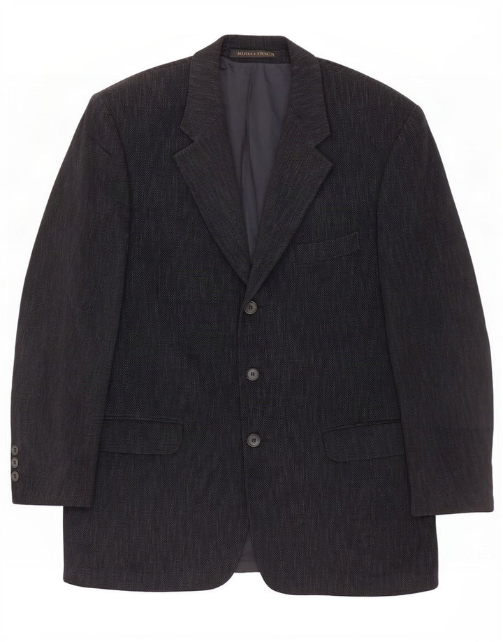Marks & Spencer pentru bărbați St. Michael Blazer Jacket UK 42 Large Black Flecked