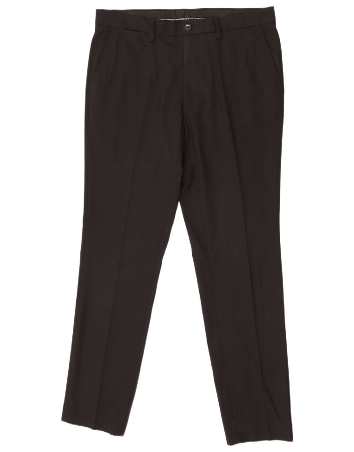 Marks & Spencer Pantaloni skinny pentru bărbați L34 L31 Poliester negru