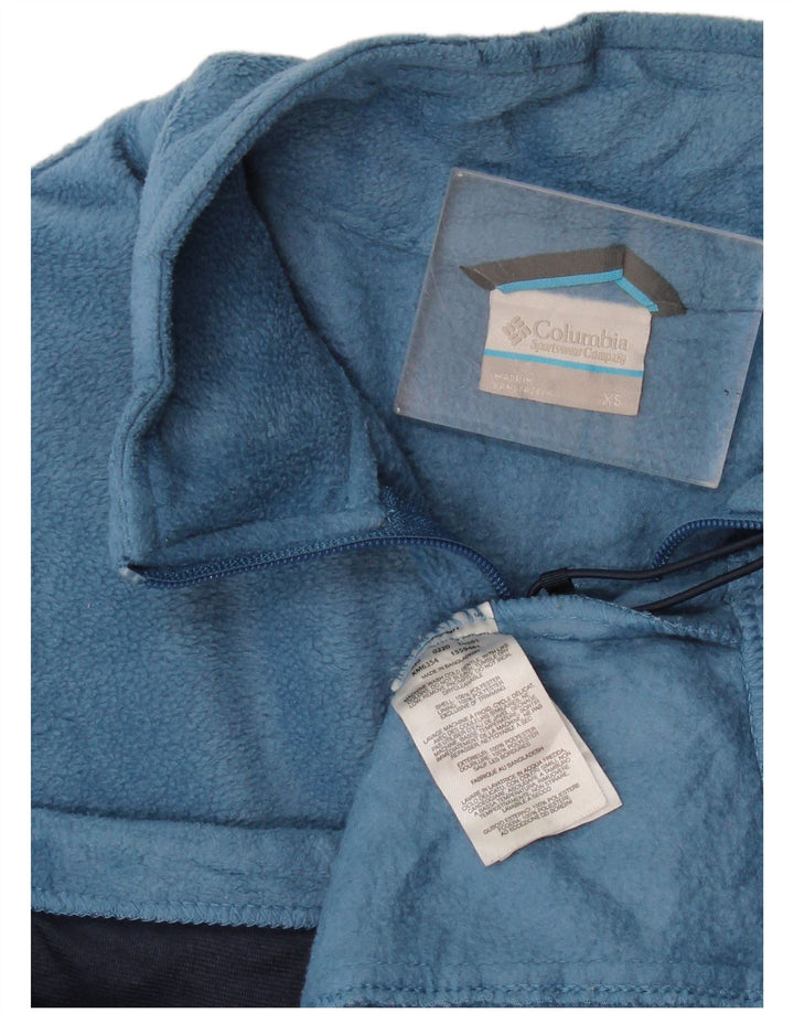 Jachetă fleece oversized Columbia pentru femei UK 6 XS poliester albastru