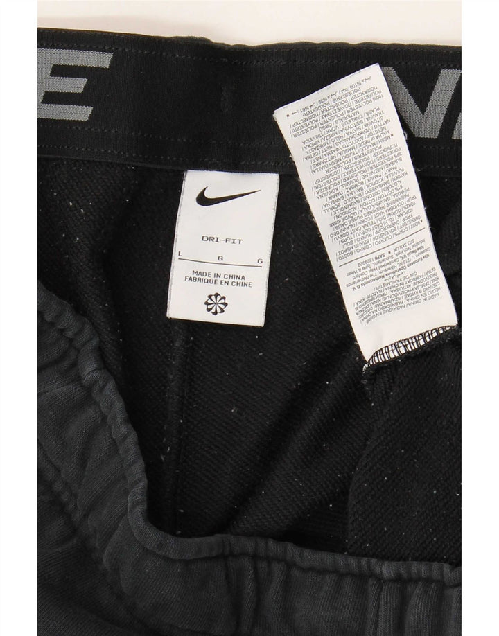 Pantaloni scurți sport Nike Dri Fit pentru bărbați, mari, negru, bumbac