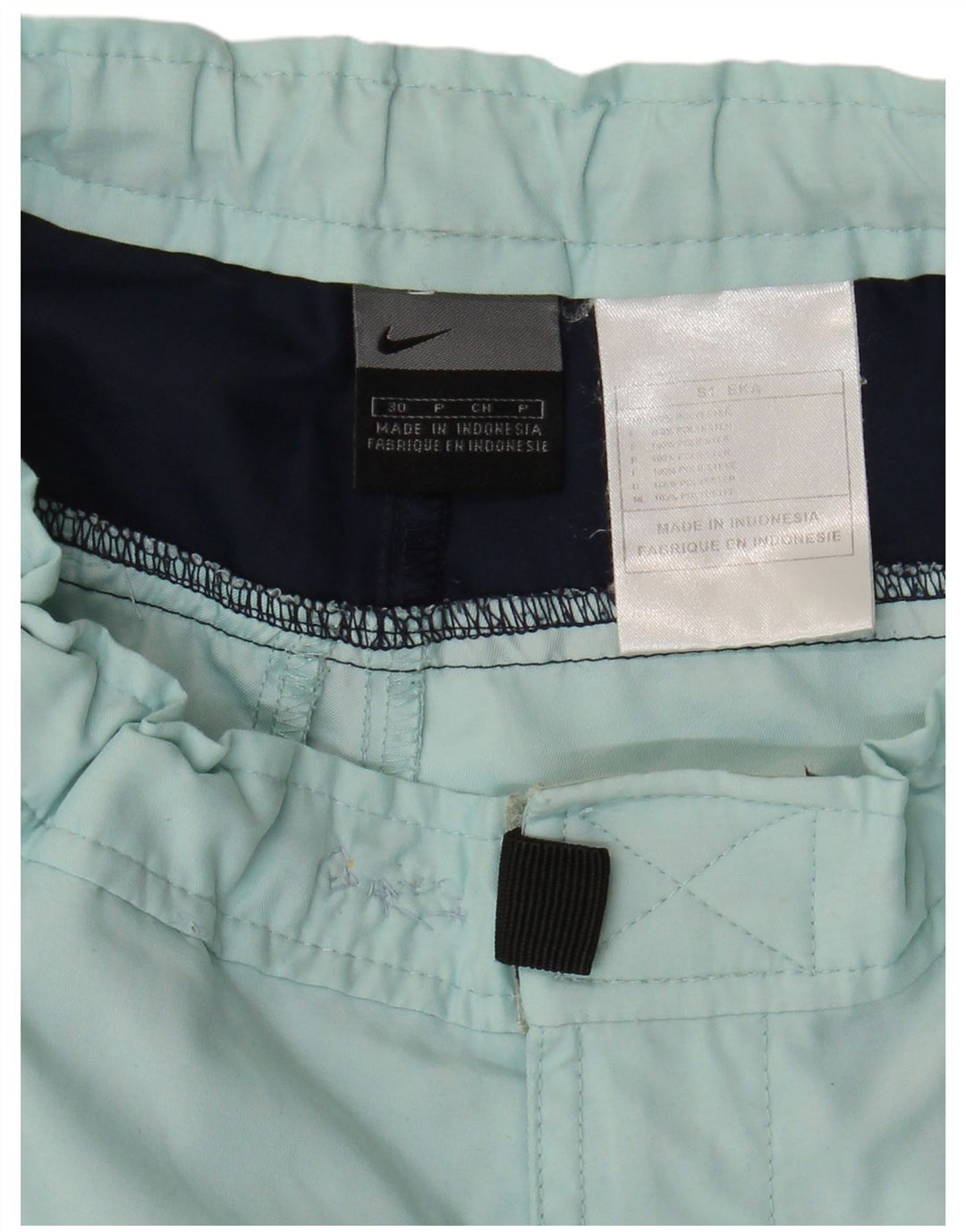 Pantaloni scurți de înot Nike pentru bărbați, mic turcoaz, poliester color bloc