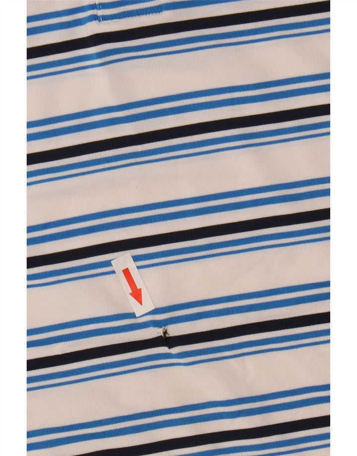 Tricou polo Under Armour pentru bărbați XL, poliester cu dungi albe