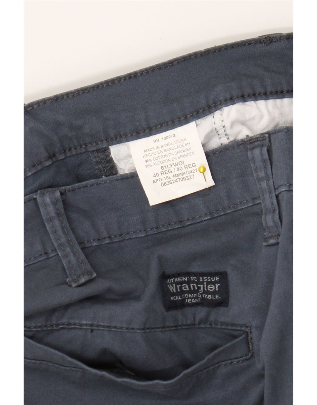 Pantaloni scurți cargo Wrangler pentru bărbați W40 XL, bumbac bleumarin