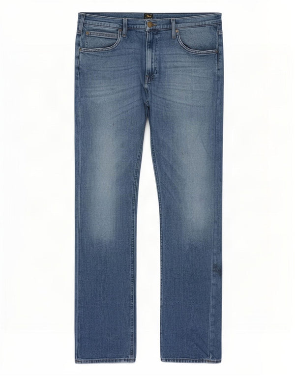 Blugi Lee Luke Tapered Slim W34 L32 Bumbac albastru