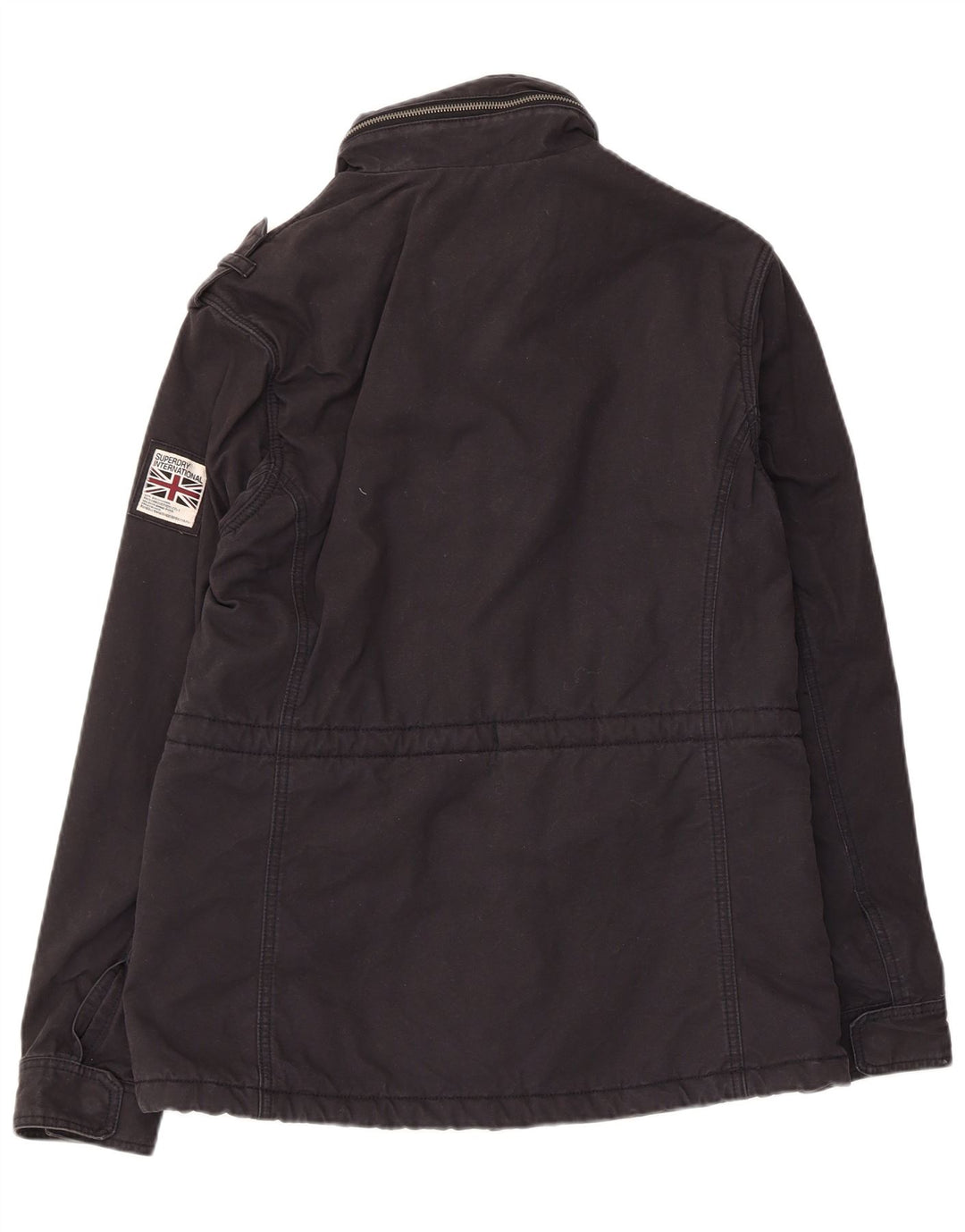Jachetă Superdry pentru bărbați, UK 40, mare, negru, bumbac