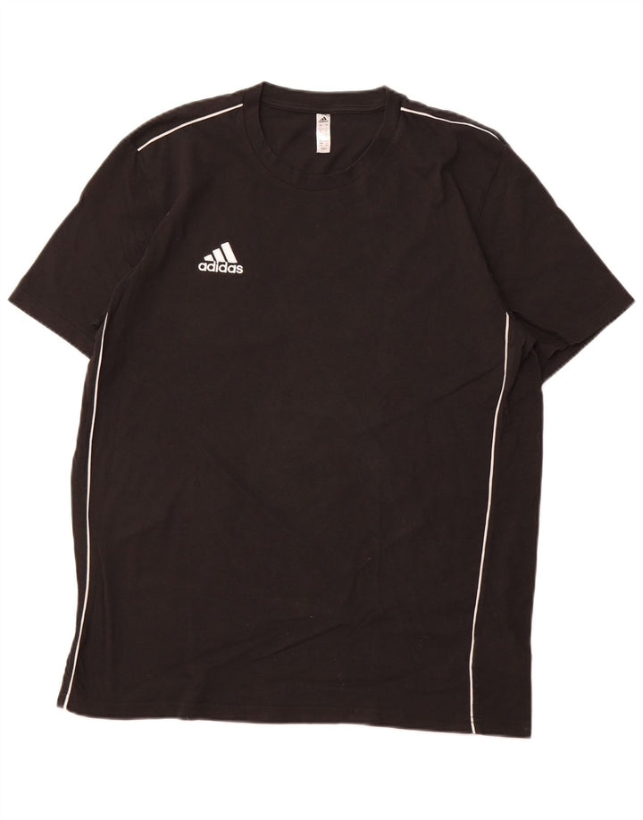 Tricou pentru bărbați ADIDAS Top mare din bumbac negru