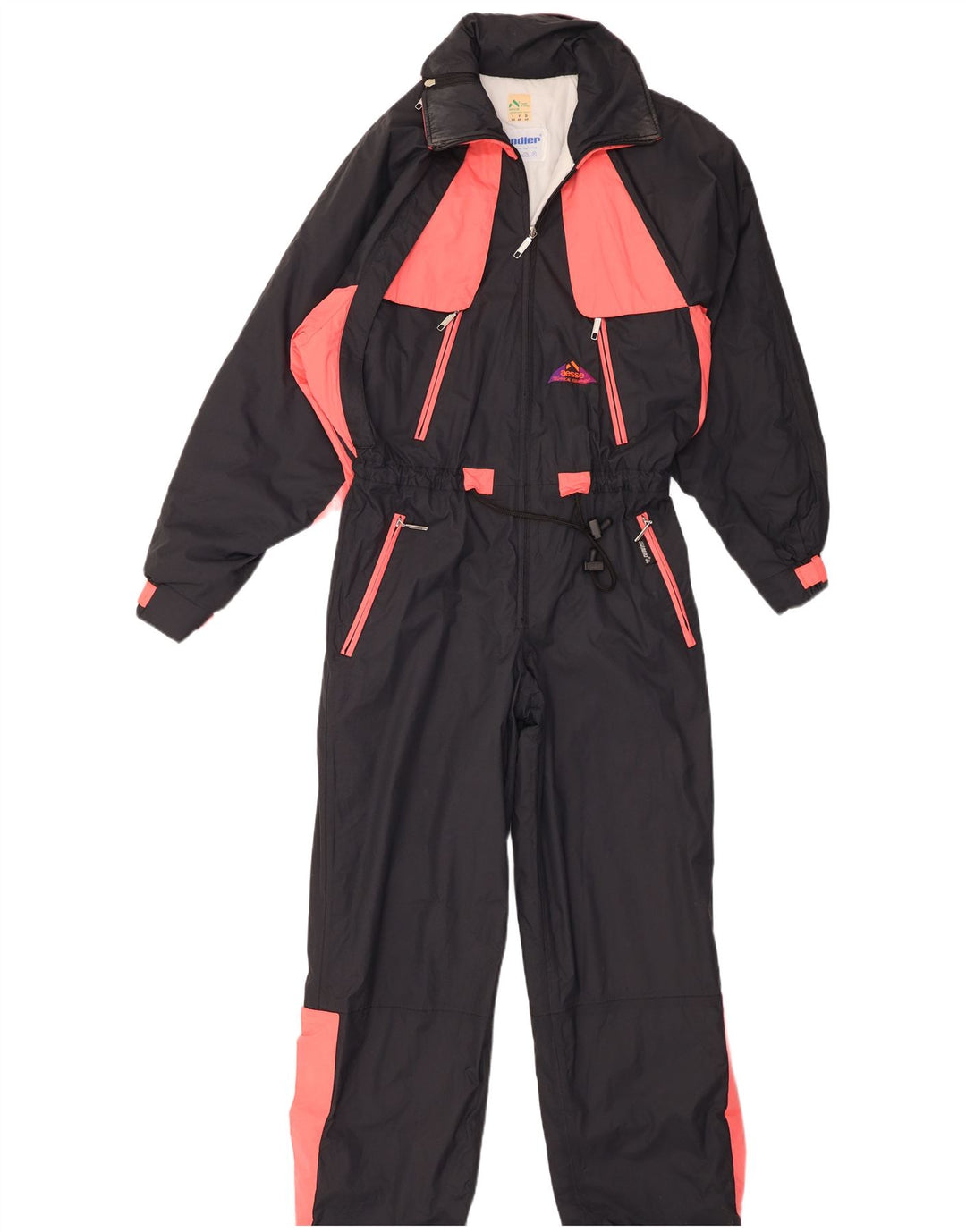 Salopetă de schi pentru femei Aesse IT 44 Medium Black Colorblock Poliester