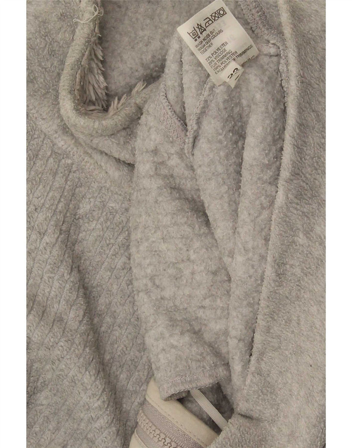 Jachetă fleece pentru femei Marks & Spencer UK 16 mare poliester gri