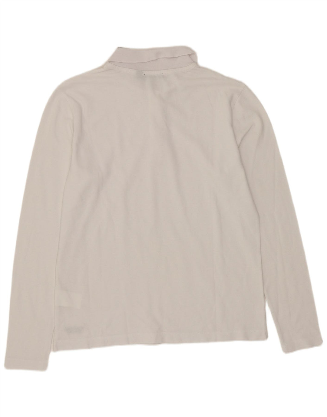 Cămașă polo Calvin Klein pentru bărbați, bumbac alb mediu