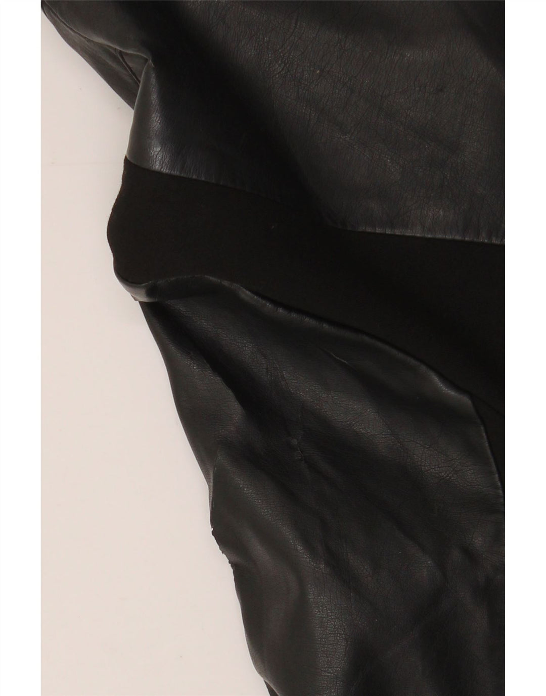 French Connection Jachetă pentru femei Crop Biker UK 6 XS Poliuretan negru
