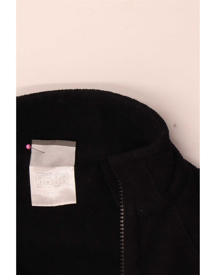 Jack Wolfskin Jachetă polară pentru femei UK 10 Poliester negru mic