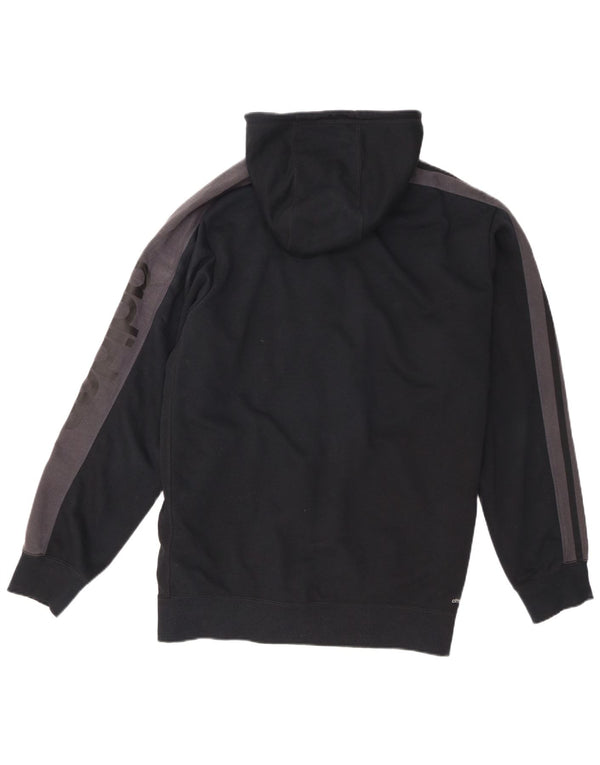 Pulover Adidas Climalite Graphic Zip pentru bărbați, XL, negru, bloc de culoare