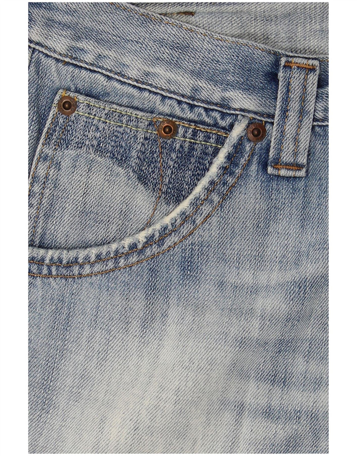 Pantaloni scurți Lee Ripley Denim W31, bumbac albastru mediu