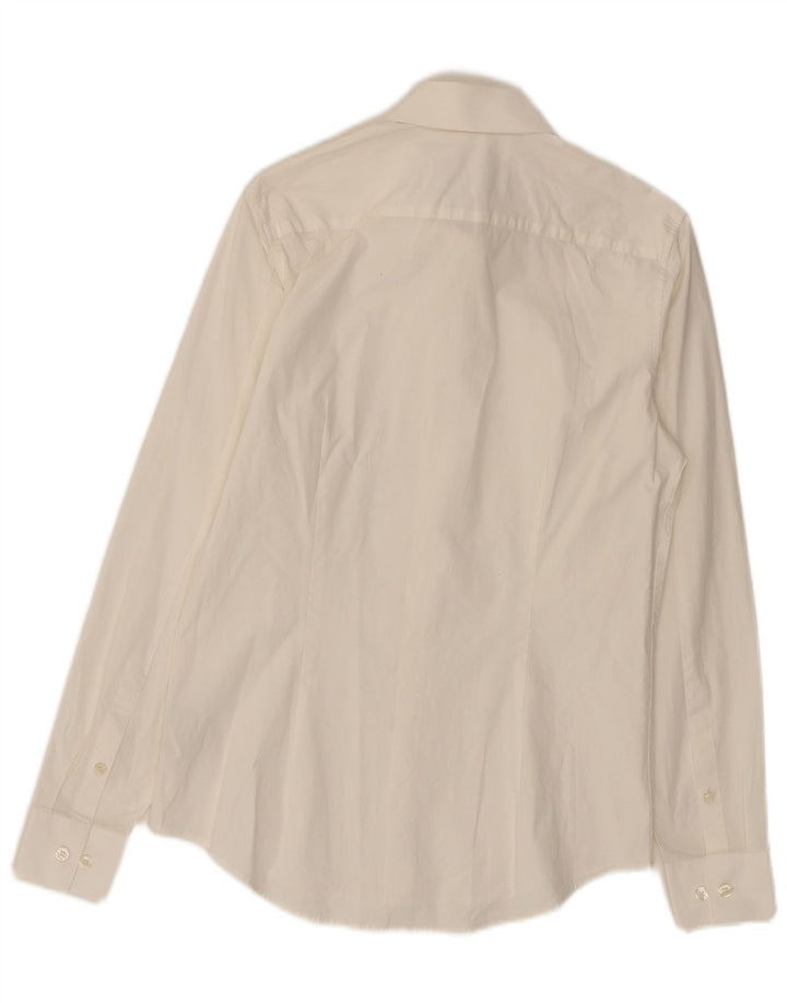 Cămașă pentru bărbați CALVIN KLEIN JEANS Slim Fit Bumbac alb mic