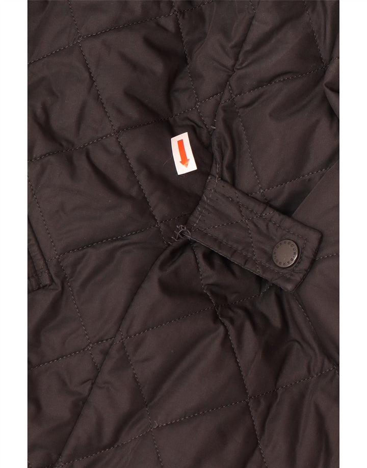 Jachetă matlasată pentru bărbați BARBOUR UK 36 Poliester negru mic