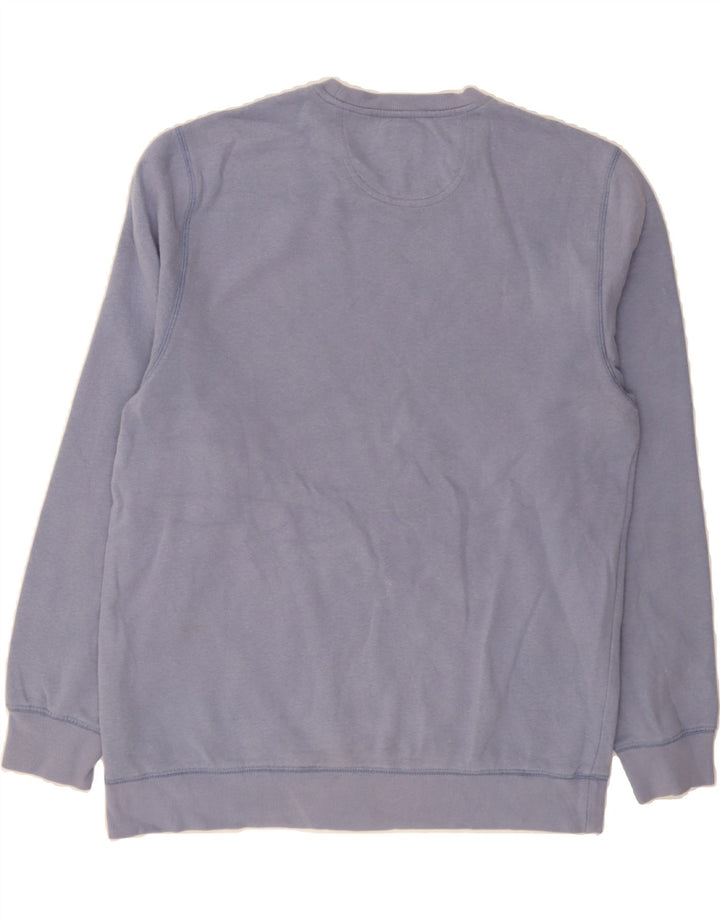 IZOD Mens Sweatshirt Jumper Large Blue Cotton Vintage Izod and Second-Hand Izod from Messina Hembry 