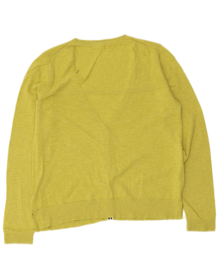 Pulover cardigan pentru femei White Stuff UK 10 Bumbac verde mic