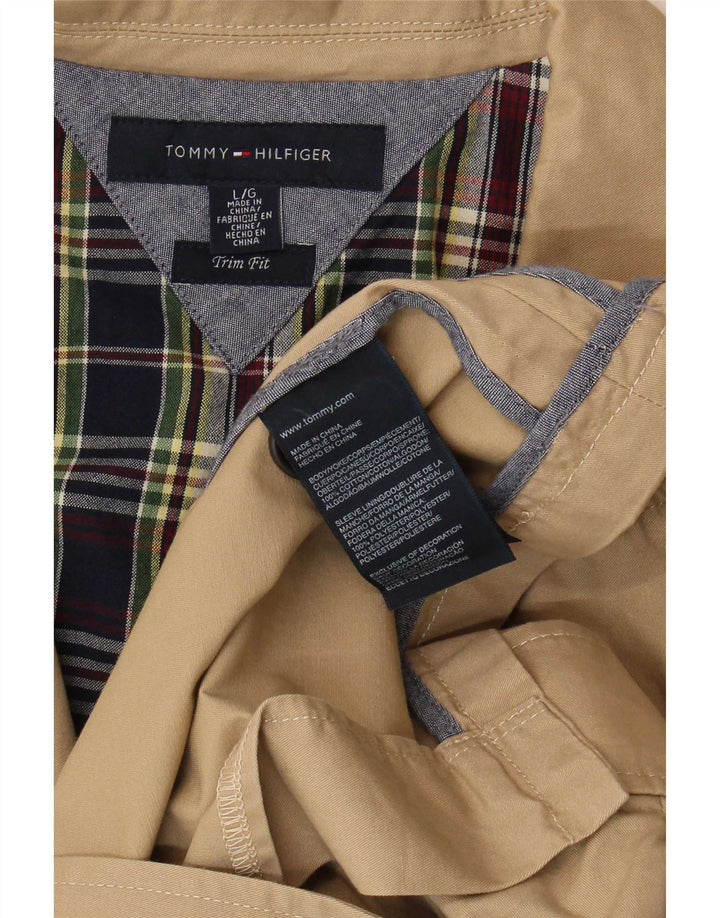 Jachetă cu 2 nasturi Tommy Hilfiger pentru bărbați, mare, bej