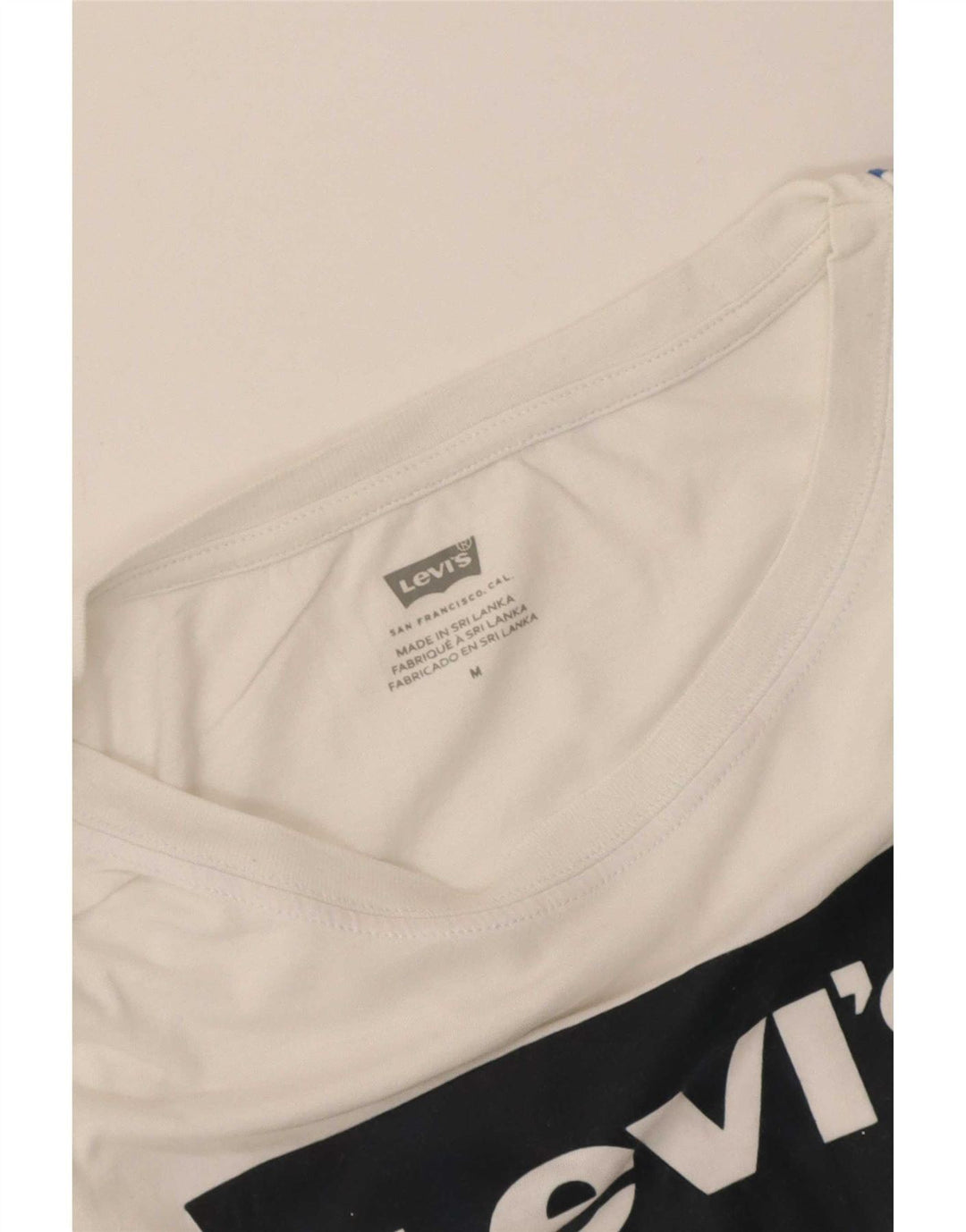 Tricou cu grafic supradimensionat pentru femei Levi's Top UK 14 Medium White