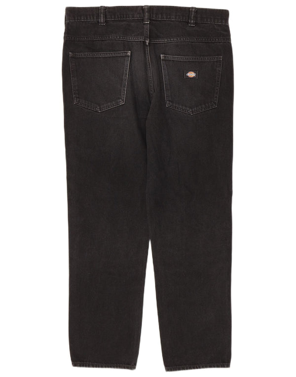 Blugi drepti pentru bărbați Dickies W32 L30 bumbac negru