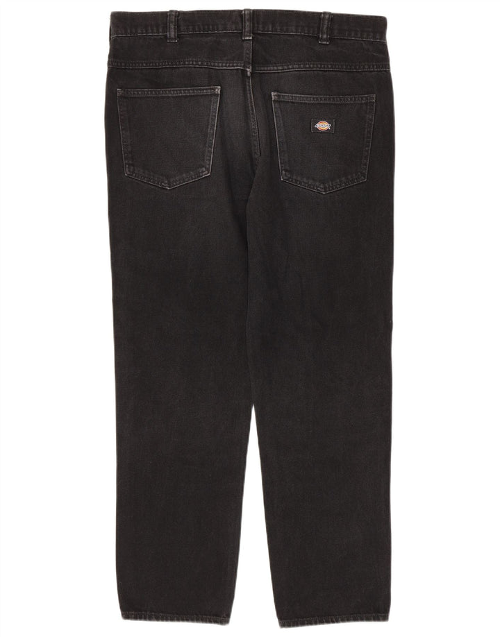 Blugi drepti pentru bărbați Dickies W32 L30 bumbac negru