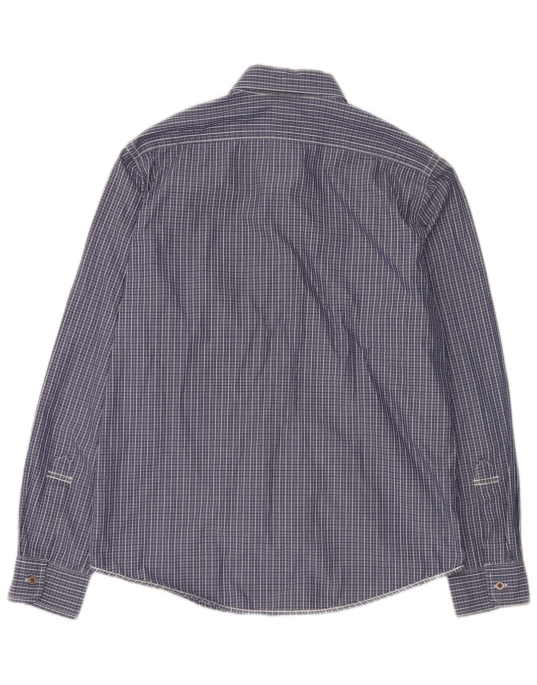 Cămașă pentru bărbați RALPH LAUREN, bumbac vichy albastru mediu
