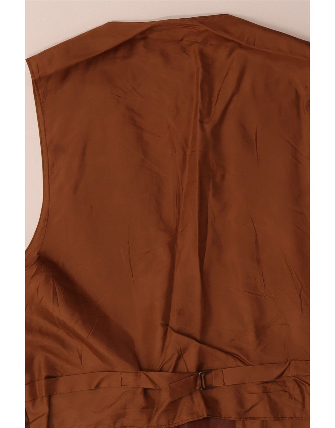 Vestă din piele pentru bărbați VINTAGE din piele maro mare