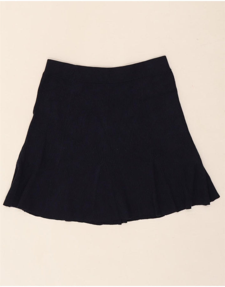J. CREW Womens Mini Skirt Medium W30  Navy Blue Viscose Vintage J. Crew and Second-Hand J. Crew from Messina Hembry 