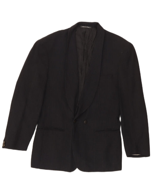 Maurizio Baldassari Jachetă Blazer pentru bărbați cu două piepturi UK 38 Medium Black
