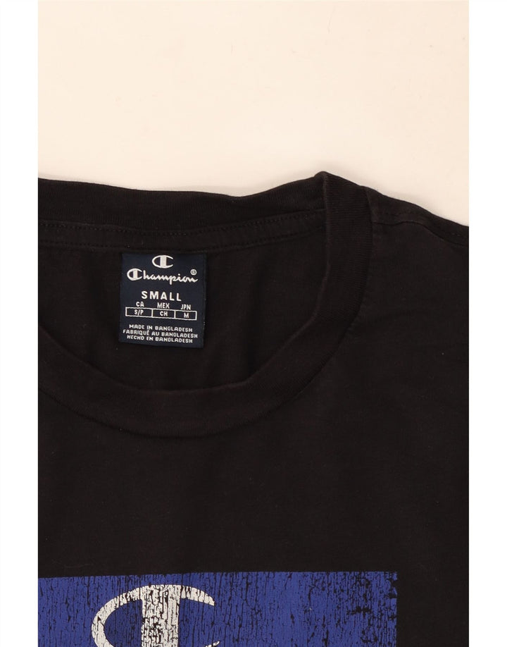 Tricou grafic pentru bărbați Champion Top Mic Negru