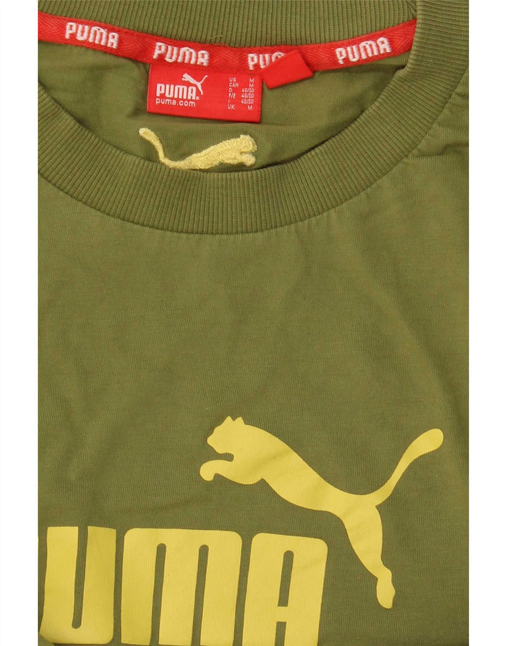 Tricou grafic Puma pentru bărbați Top Medium Green