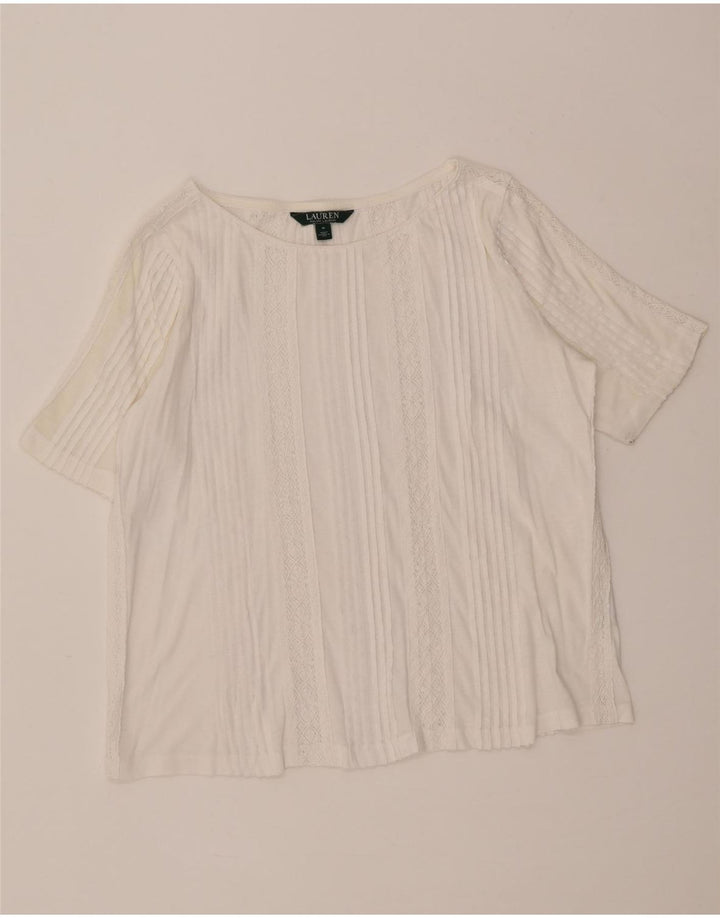 Bluză pentru femei Ralph Lauren UK 14 Medium White