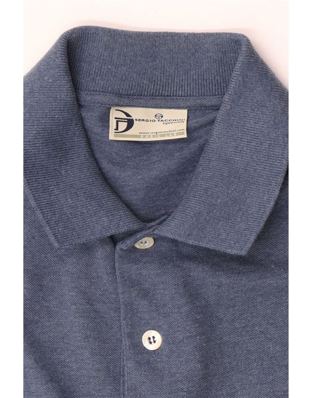 Tricou polo Sergio Tacchini pentru bărbați, albastru bleumarin mediu