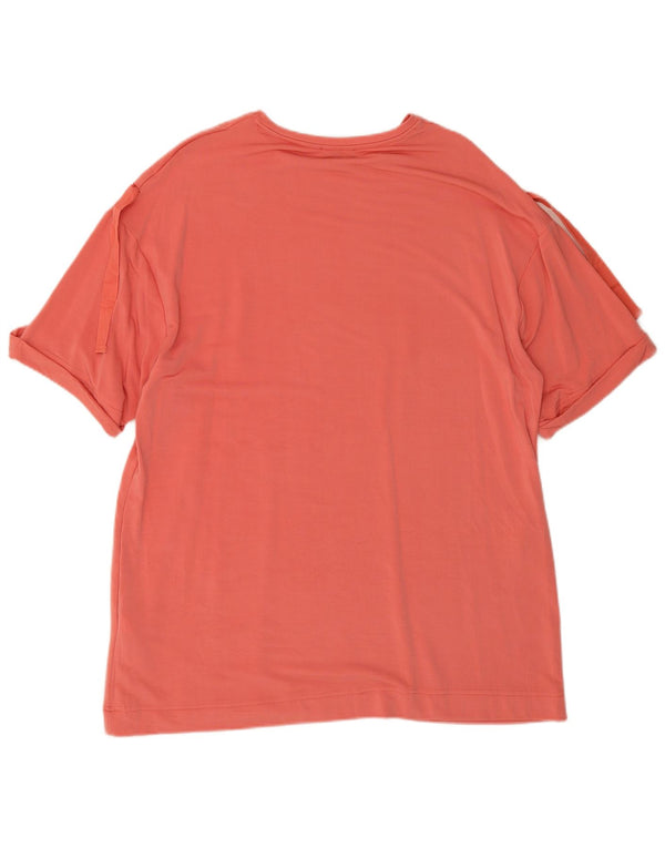 Top cu tunică pentru femei Zara UK 10 Small Pink Poliester