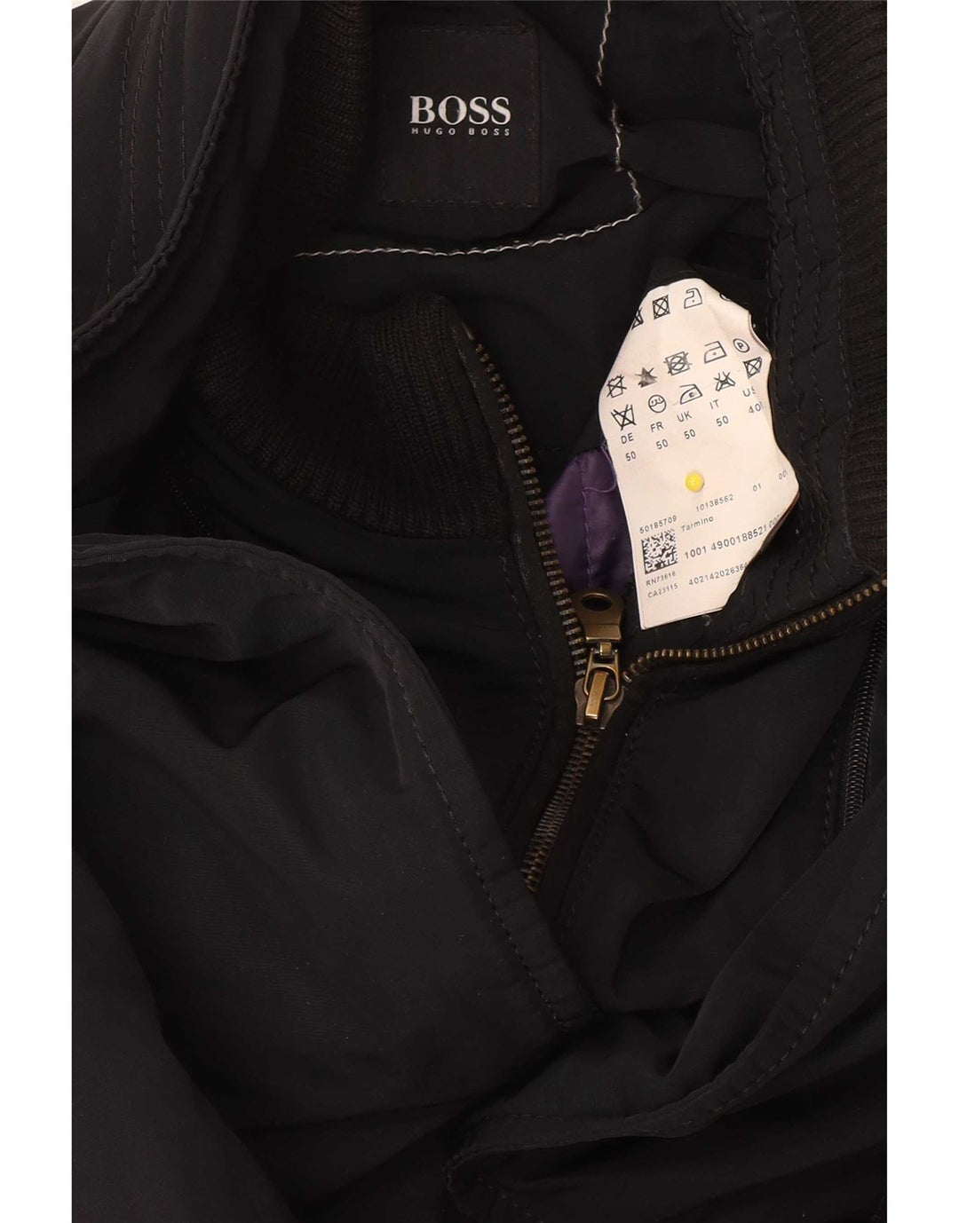 Jachetă utilitare pentru bărbați Hugo Boss EU 50 Poliester negru mare