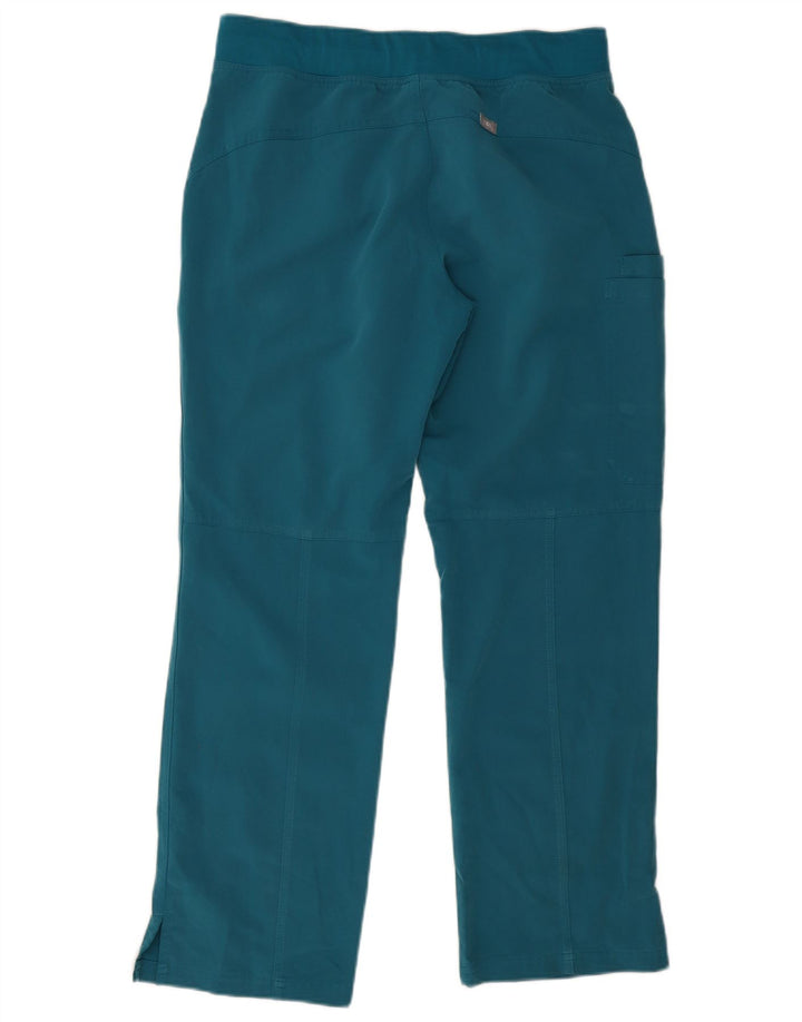 Pantaloni cargo drepti pentru femei Figs L30 L28 Poliester albastru