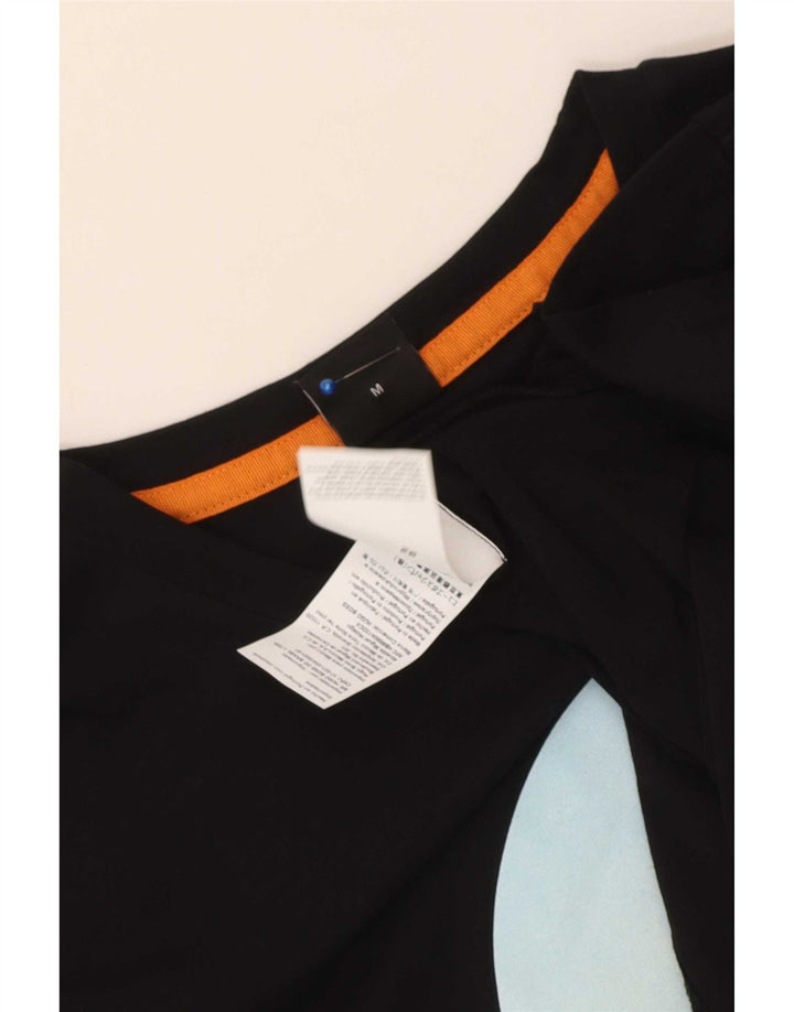 Tricou grafic pentru bărbați Hugo Boss Top Medium Black Bumbac