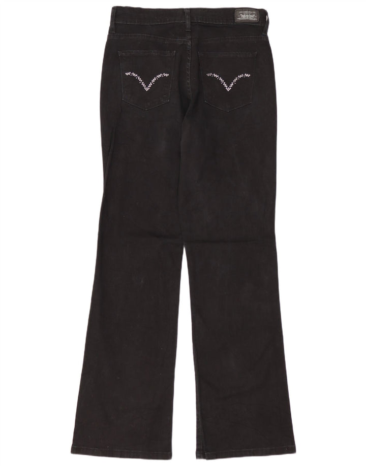 Blugi LEVI'S 512 Bootcut pentru femei US 6 Medium W28 L31 Negri